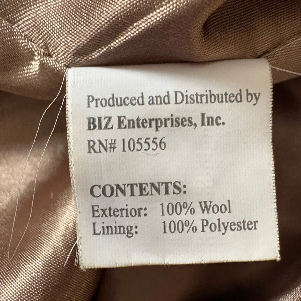 100% Wool Bohemian embroidery cottagecore coat - Picture 11 of 14